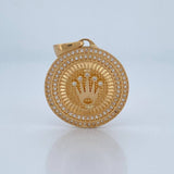Dije Medalla Corona RX 6.75gr / 3.3cm / Oro 18K $