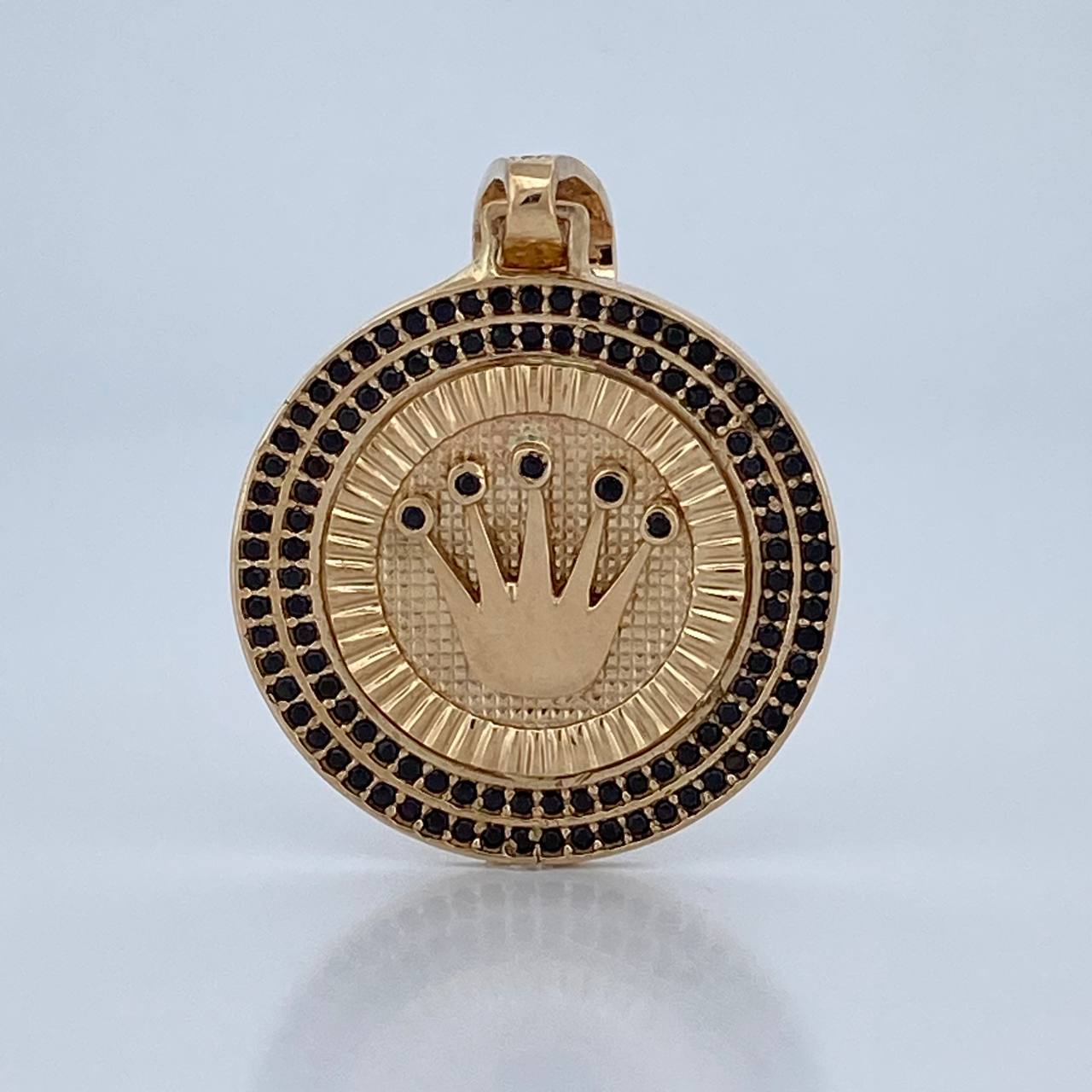 Dije Medalla Corona RX 5.65gr / 3.5cm / Oro 18K $