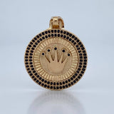 Dije Medalla Corona RX 5.65gr / 3.5cm / Oro 18K $