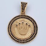 Dije Medalla Corona RX 5.65gr / 3.5cm / Oro 18K $