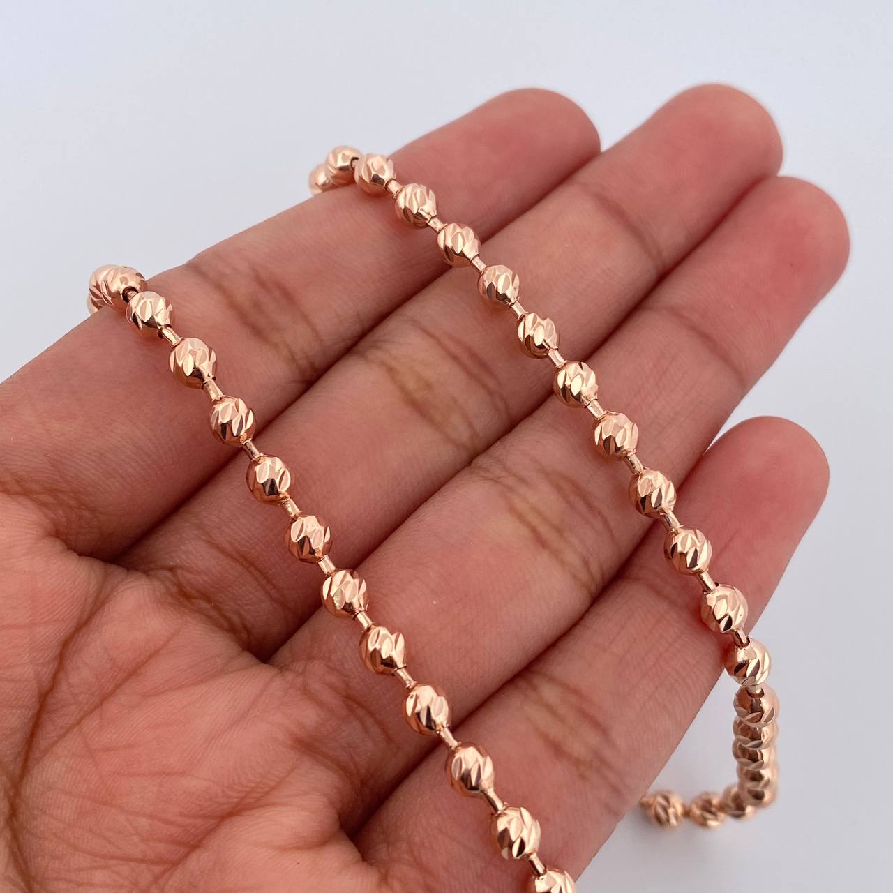 Cadena Militar 28.15gr / 71cm / Oro 18K $
