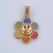 Dije Flor Cara Feliz 4.45gr / 2.8cm / Oro 18K $