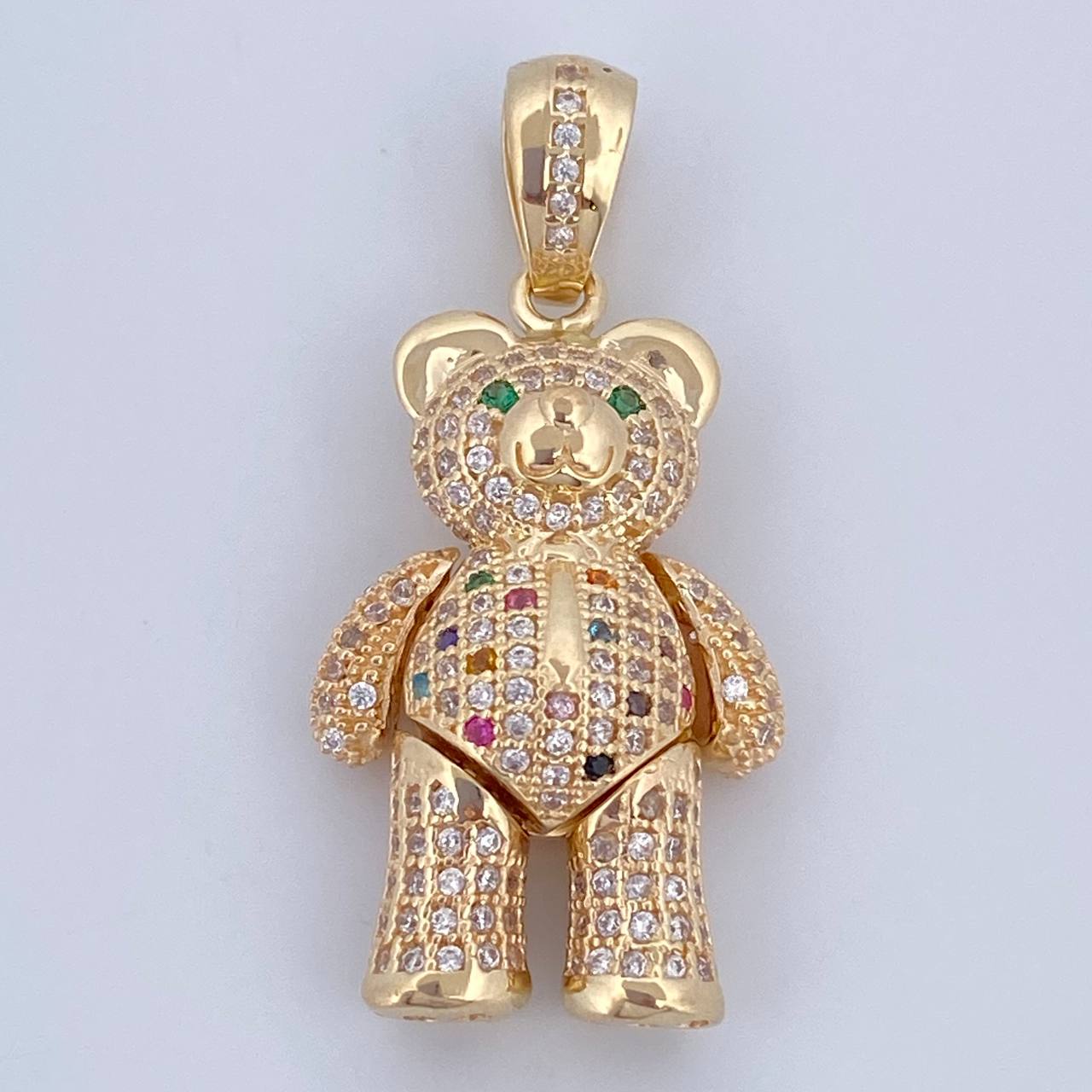 Dije Oso Articulado Corbata 9.15gr / 3.7cm / Oro 18K $