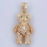 Dije Oso Articulado Corbata 9.15gr / 3.7cm / Oro 18K $