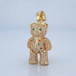 Dije Oso Articulado Corbata 9.15gr / 3.7cm / Oro 18K $