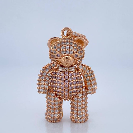 Dije Oso Articulado Moño 12.15gr / 4.2cm / Oro 18K $