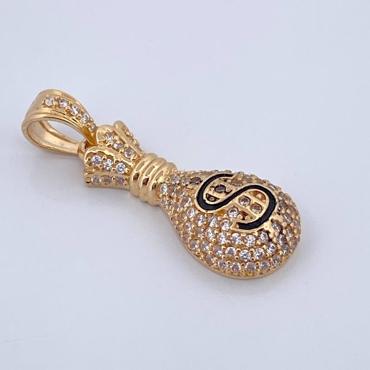 Dije Bolsa Dinero 3.05gr / 3cm / Oro 18K $