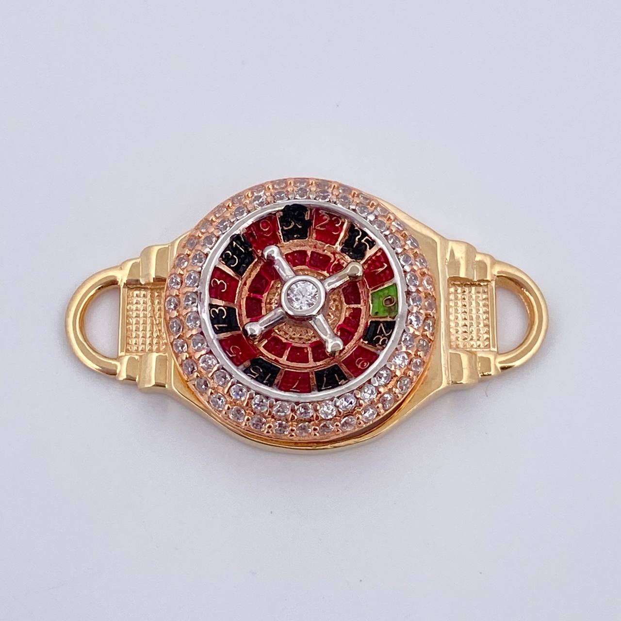 Herraje Ruleta 4.2gr / 3cm / Oro 18K $