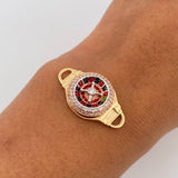 Herraje Ruleta 4.2gr / 3cm / Oro 18K $