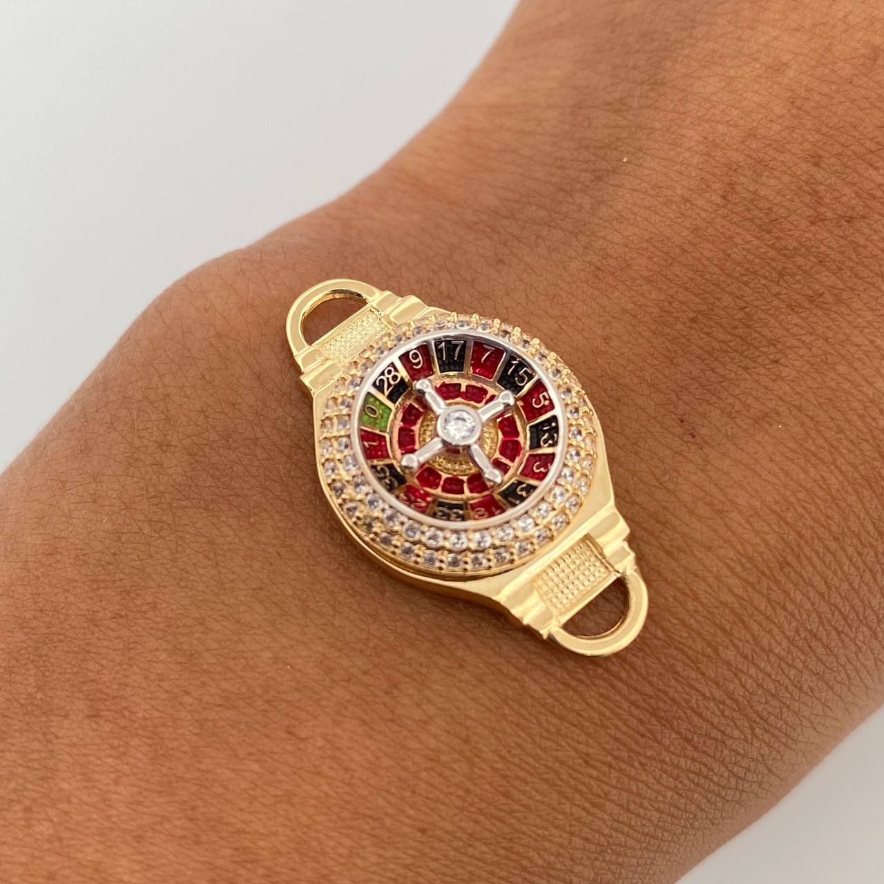 Herraje Ruleta 3.95gr / 3cm / Oro 18K $