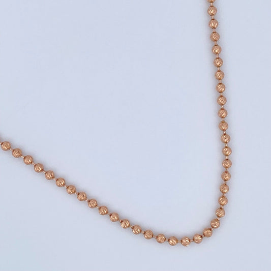 Cadena Militar 14.05gr / 51.5cm / Oro 18K $