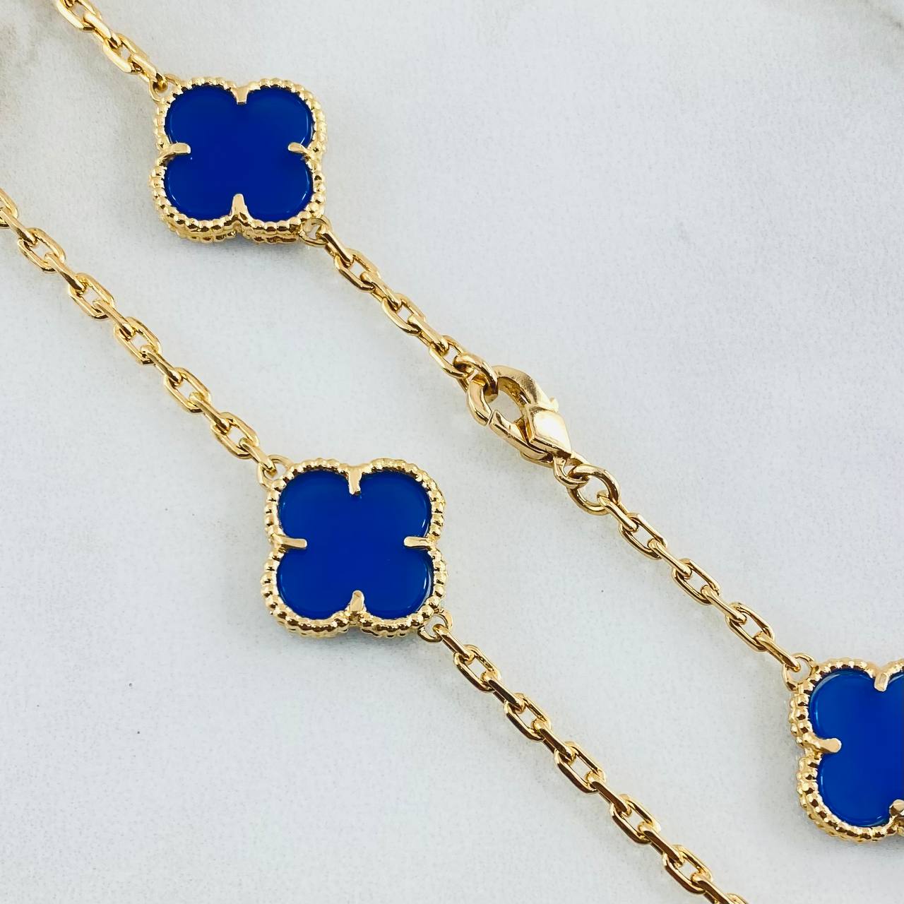 Cadena Aro Seguido Trebol 29.1gr / 60cm / Nac.Esp. Oro 18K ©