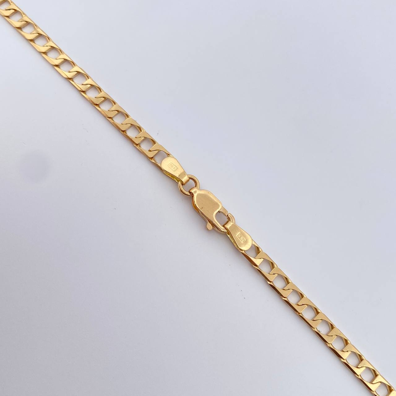 Cadena Panzer 15.3gr / 65.5cm / 3.4mm Oro Amarillo +1 18K &