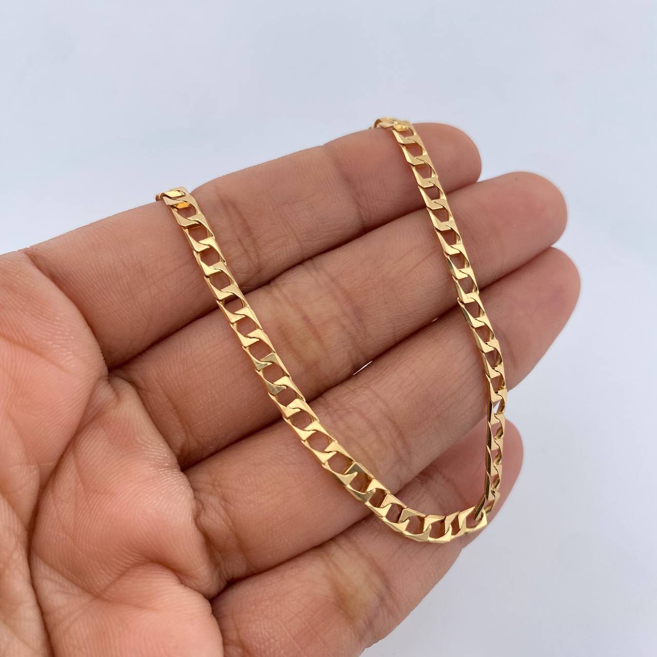 Cadena Panzer 15.3gr / 65.5cm / 3.4mm Oro Amarillo +1 18K &