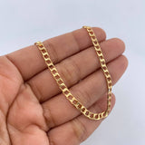 Cadena Panzer 15.3gr / 65.5cm / 3.4mm Oro Amarillo +1 18K &