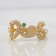 Anillo Dios 3.15g / T7 1/4 Oro Amarillo 18K