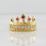 Anillo Corona 5.4g / T7 Oro Amarillo 18K