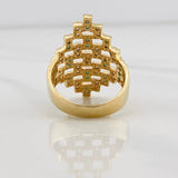 Anillo Rombo Abstracto 5.45g / T6 1/2 Oro Amarillo 18K