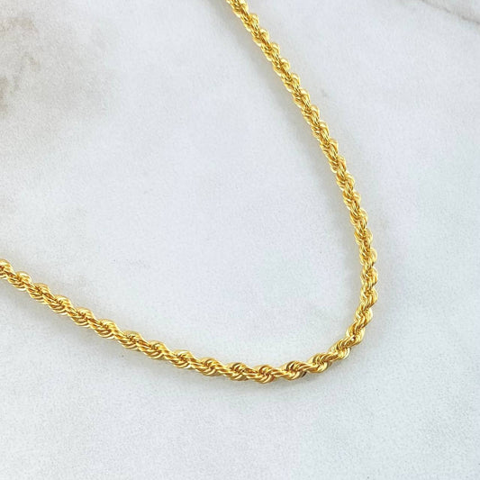 Cadena Lazo 4.05gr / 45cm / +3 Oro 18K