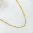 Cadena Cubana 1.4gr / 45cm / +1 Oro 18K