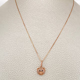 Set Cadena y Dije Veneciana + Rostro Oso 2.3gr / 45.2cm / Oro Rosa 18K (Oferta) &