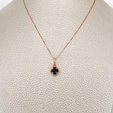Set Cadena y Dije Veneciana + Trebol 1.95gr / 45.4cm / Oro Rosa 18K (Oferta) &