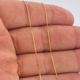 Set Cadena y Dije Veneciana + Jesus De La Misericordia 1.7gr / 45.2cm / Oro Amarillo 18K (Oferta) &