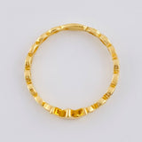 Anillo Corona Burbujas 1.45 g / T5 3/4 Oro Amarillo 18K