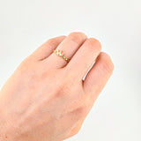 Anillo Corona Burbujas 1.45 g / T5 3/4 Oro Amarillo 18K