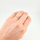 Anillo Solitario Moño 2.3 g / T6 3/4 Oro Amarillo 18K