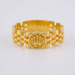Anillo Correa Corona 3.55 g / T7 1/4 Oro Amarillo 18K