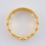 Anillo Correa Corona 3.55 g / T7 1/4 Oro Amarillo 18K