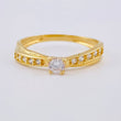 Anillo Solitario Cuatro Garras 1.95 g / T7 3/4 Oro Amarillo 18K