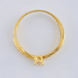 Anillo Solitario Cuatro Garras 1.95 g / T7 3/4 Oro Amarillo 18K