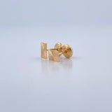 Topos Rectangulo 0.55gr / Oro 18K &