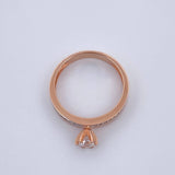 Anillo Solitario Linea 2.8gr / T6 3/4 / Oro 18K $