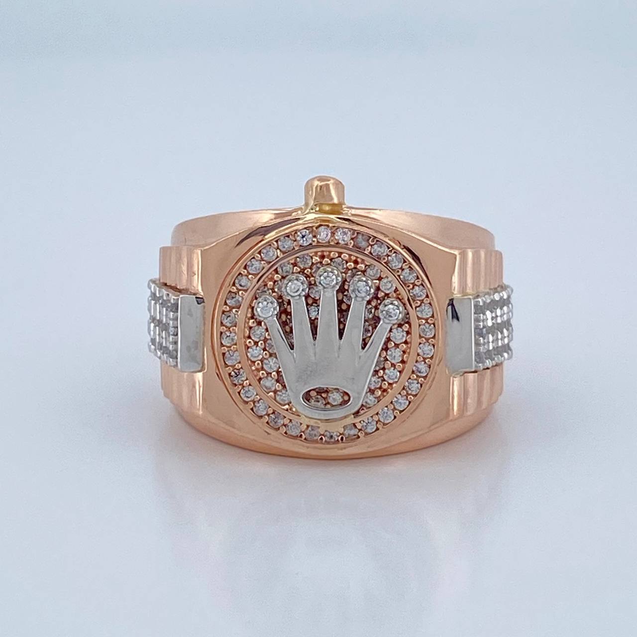 Anillo Correa Corona RX 10.55gr / T10 / Oro 18K $