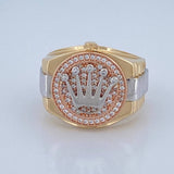 Anillo Correa Corona RX 9.85gr / T10 / Oro 18K $
