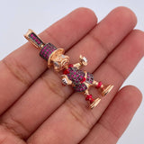 Dije Pato Furioso 5.3gr / 3.6cm / Oro 18K $