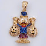 Dije Pato Bolsas Dinero 9.5gr / 4cm / Oro 18K $