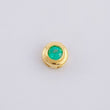 Dije Ojo Esmeralda 14pts 0.55g / 0.6cm Oro Amarillo 18K