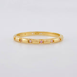 Anillo Churumbela Circonita 1.55g / T6 1/2 Oro Amarillo 18K