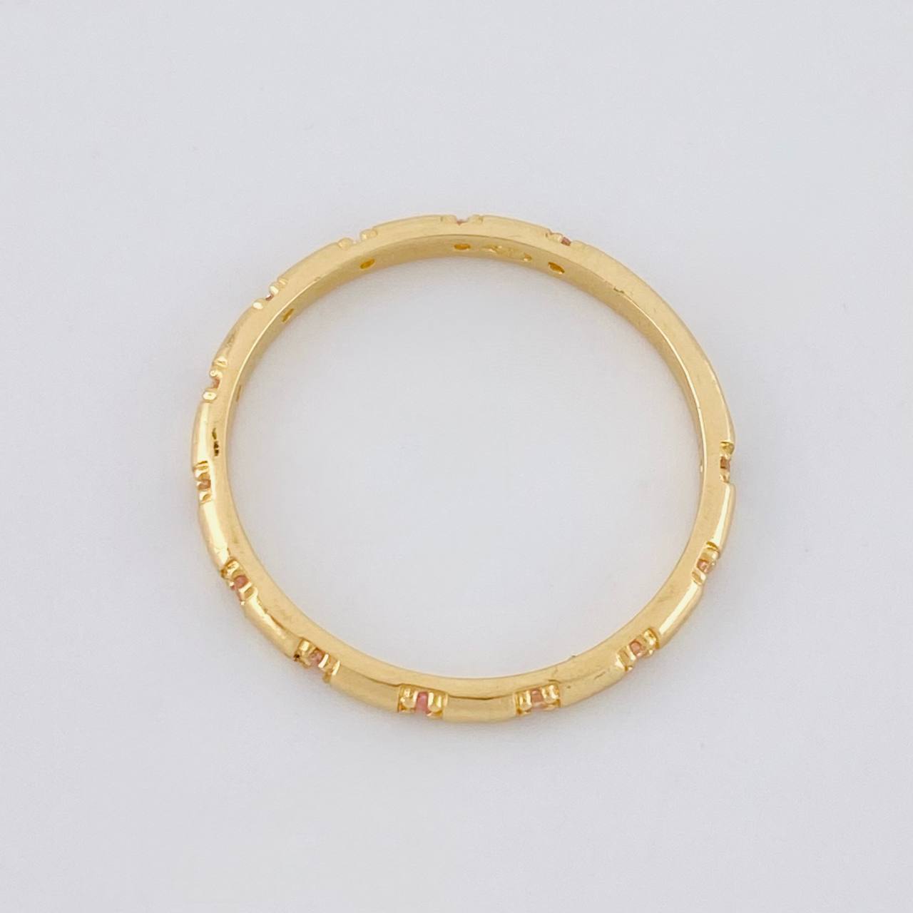 Anillo Churumbela Circonita 1.55g / T6 1/2 Oro Amarillo 18K