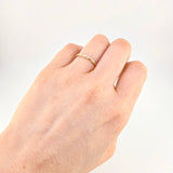 Anillo Churumbela Circonita 1.55g / T6 1/2 Oro Amarillo 18K