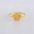 Anillo Flor Diamantada 1.2g / T9 1/2 Oro Amarillo 18K