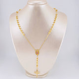 Rosario Virgen de Guadalupe 13.5g / 61cm / 5mm Oro Amarillo 18K
