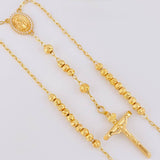 Rosario Virgen Milagrosa 10g / 51cm / 4mm Oro Amarillo 18K