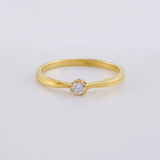 Anillo Solitario 2.05g / T7 3/4 Oro Amarillo 18K
