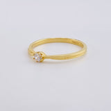 Anillo Solitario 2.05g / T7 3/4 Oro Amarillo 18K