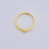 Anillo Solitario 2.05g / T7 3/4 Oro Amarillo 18K